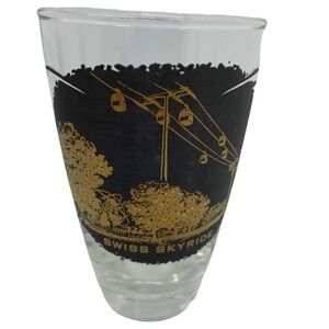 Vintage World's Fair 1964-65 Souvenir Barware Glass